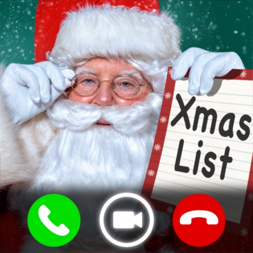 Call from Santa at Christmas Icon