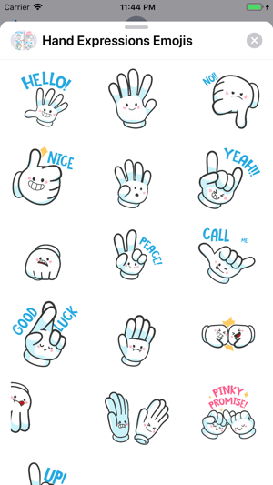 Hand Expressions Emojis(圖1)-速報App