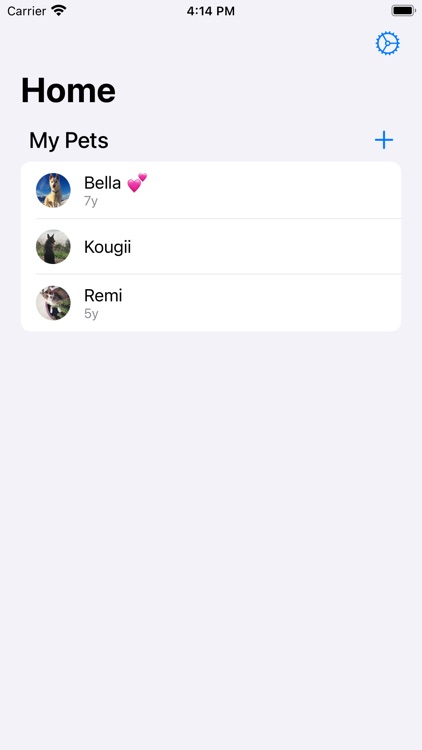 Pet Health App