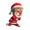 Collect as many gifts as possible with Santa constantly accelerating in a hurry