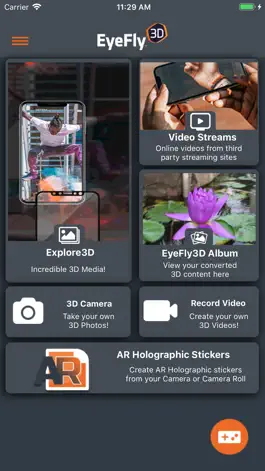 Game screenshot EyeFly3D Pro apk