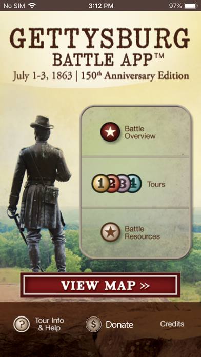 How to cancel & delete Gettysburg Battle App from iphone & ipad 1