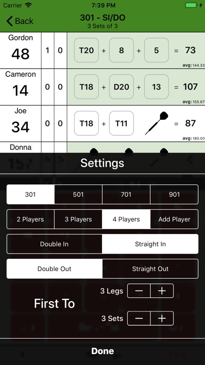 Simple Darts Scoreboard screenshot-5