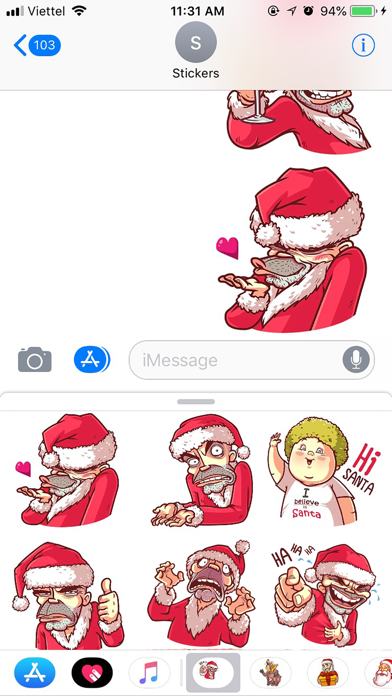 How to cancel & delete Christmas Santa - Xmas Sticker from iphone & ipad 2