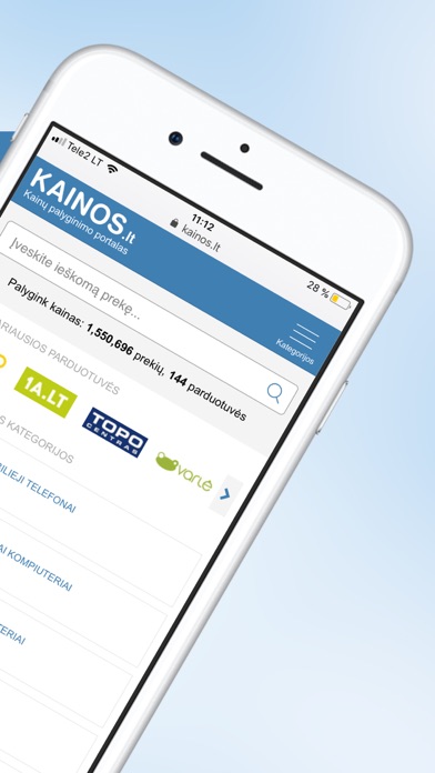 Kainos.lt screenshot 2