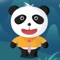 This is an animal sticker designed based on the appearance of a giant panda