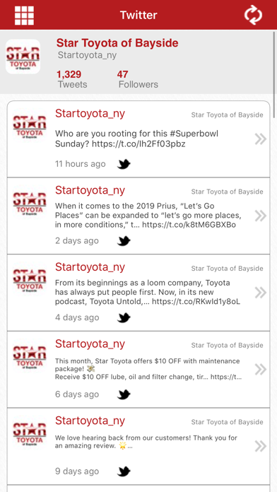 Star Toyota Bayside screenshot 2