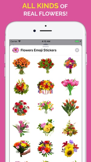 Flowers Emoji Stickers(圖2)-速報App