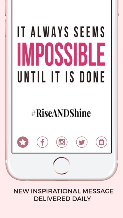 #RiseANDShine-Words for Women