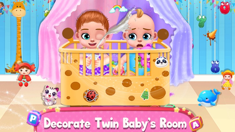 Mom And Twin Baby Daycare