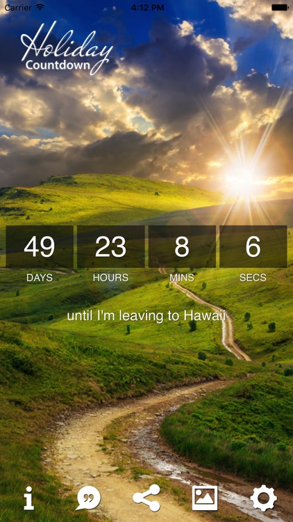 Holiday Countdown App screenshot-3