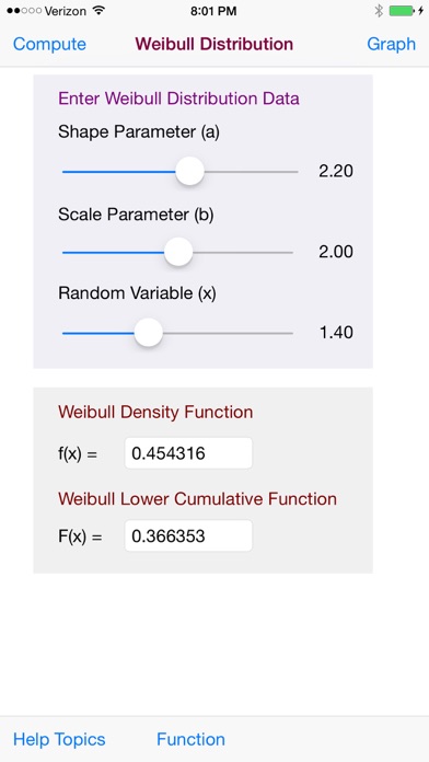 How to cancel & delete Weibull Distribution from iphone & ipad 2