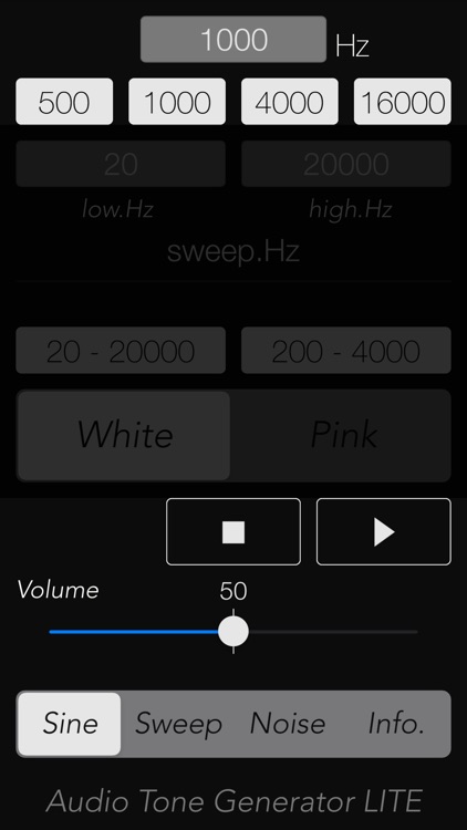 Audio Tone Generator Lite
