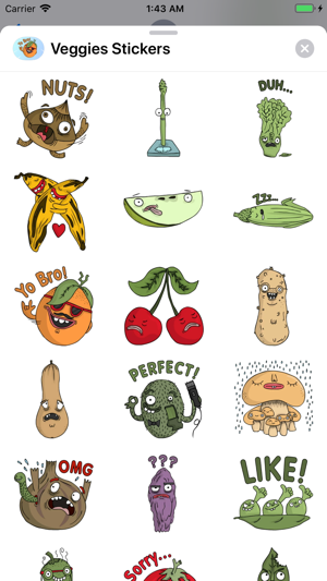 Veggies Stickers(圖2)-速報App