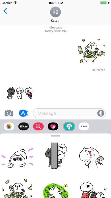 Intense Cat Animated Stickers screenshot 3