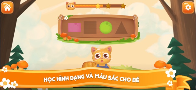 Học Hình Dạng & Màu Sắc Vkids