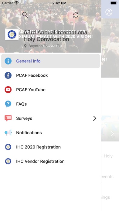 PCAFI Conference App screenshot 3