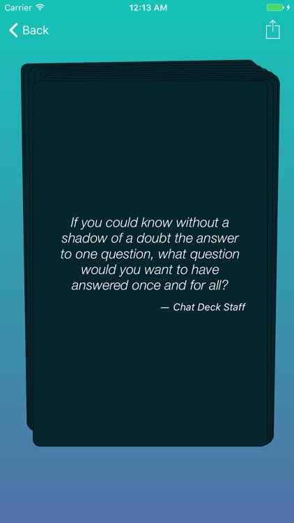 Chat Deck - Chat Topics