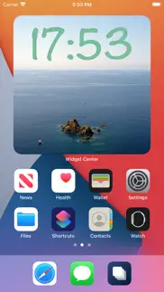 widget center iphone screenshot 3