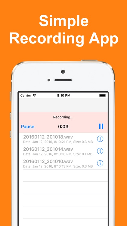 High Quality Voice Recorder by Studio Zebra