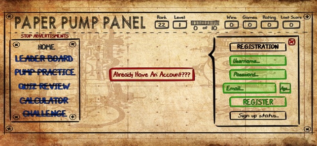 Paper Pump Panel