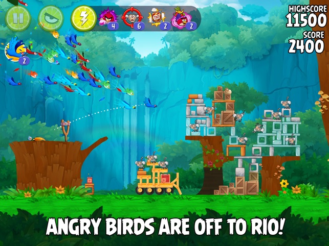 Angry Birds Rio HD Screenshot