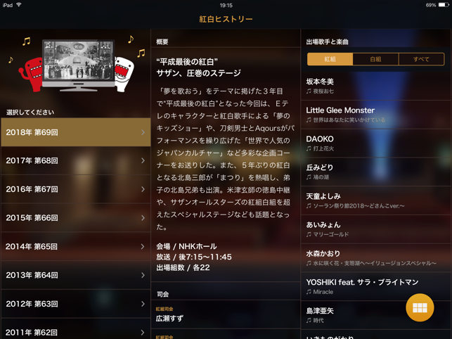 NHK紅白 Screenshot