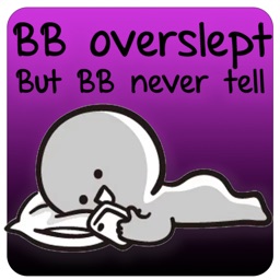 Funny BB never tell stickers