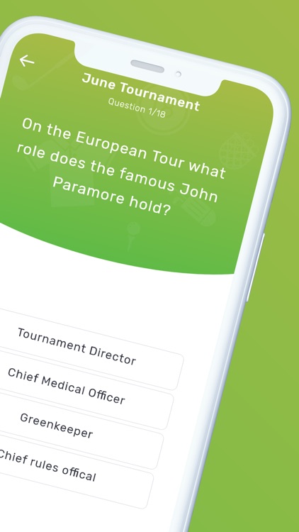 GolfQuizz: Quizzes for golfers