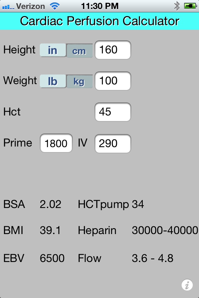 iPerfusionist screenshot 2