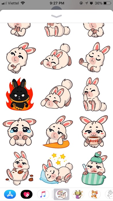 Rabbit Pun Funny Stickers screenshot 2