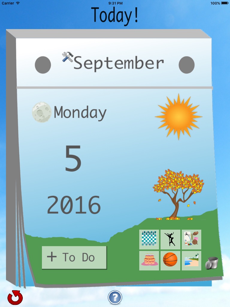 Kids' Calendar screenshot 3