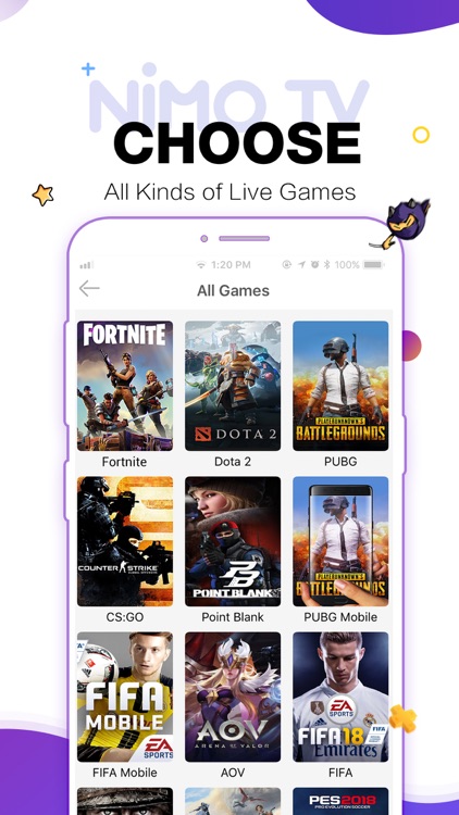 Nimo TV-Play. Live. Share.