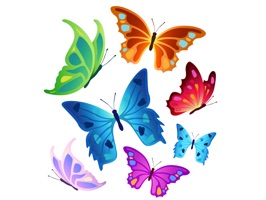 Downloads Butterfly Stickers Pack for iMessage