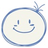 Skizze Smiley Emoji Aufkleber