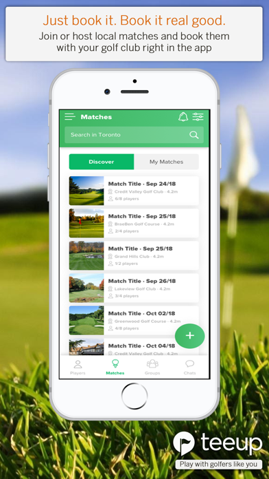Tee Up - Find Golf Partners screenshot 2