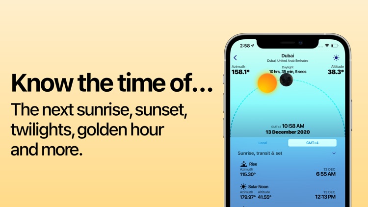 Sunlight − Rise & Set Times screenshot-3