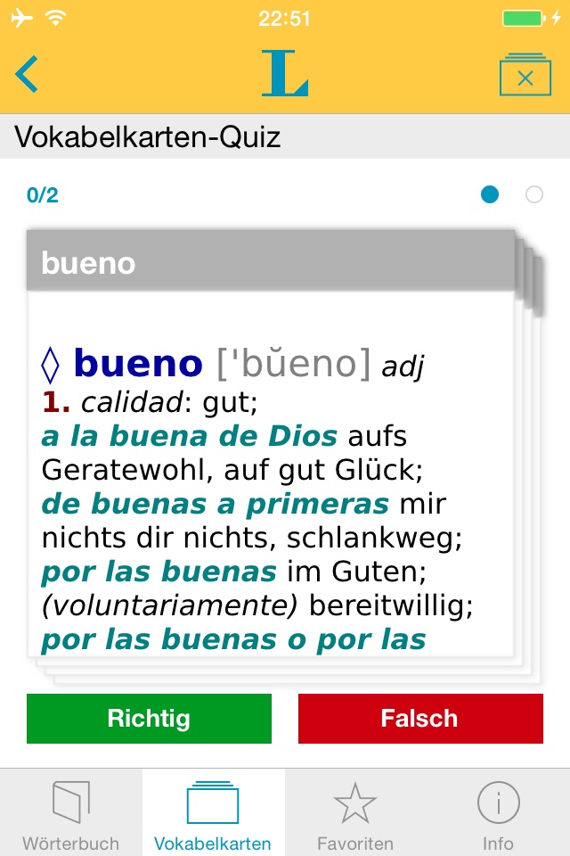 Großes Spanisch Wörterbuch screenshot 3