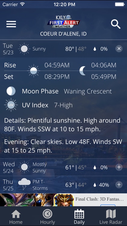KXLY Weather screenshot-3