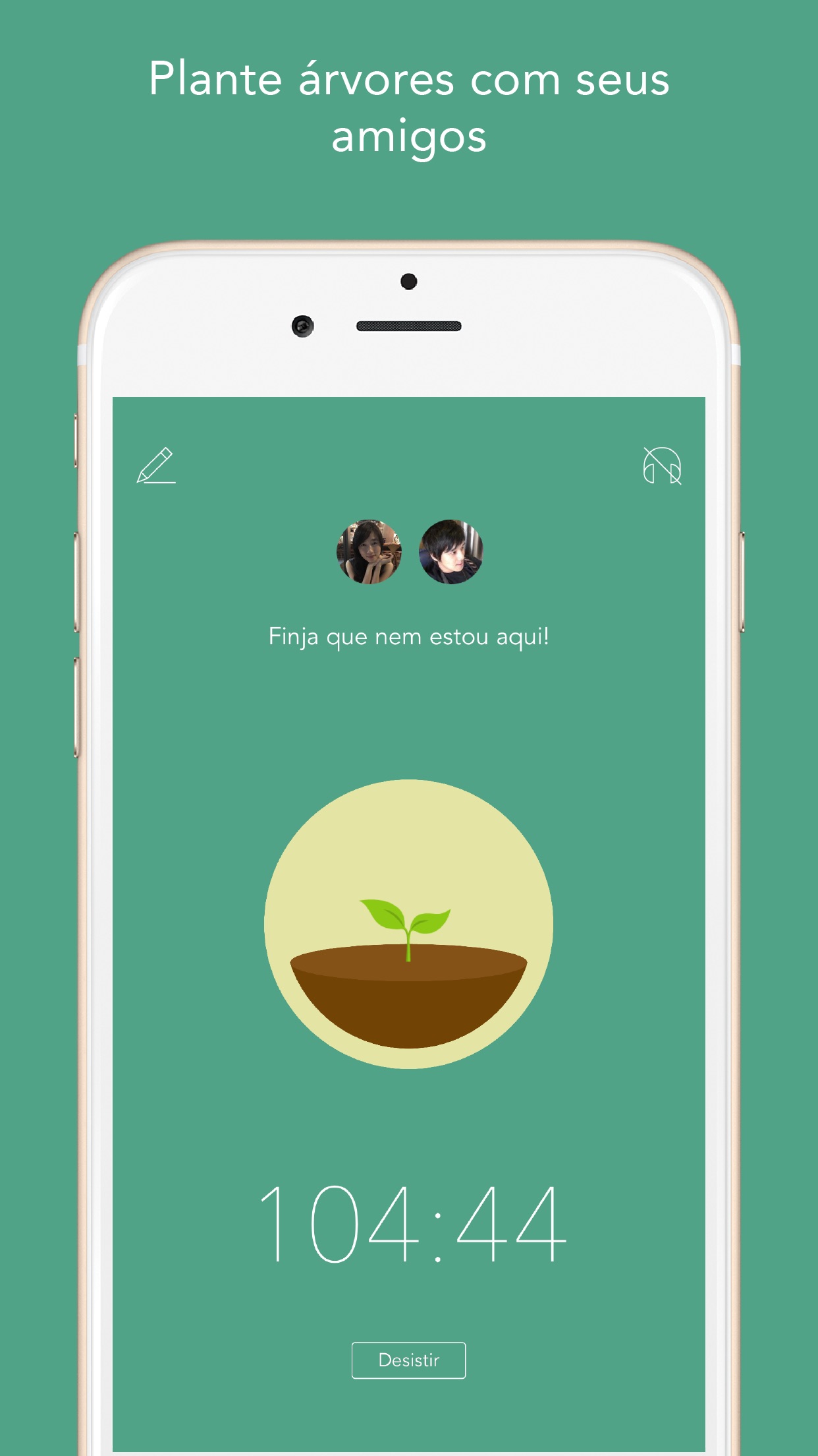 Screenshot do app Forest