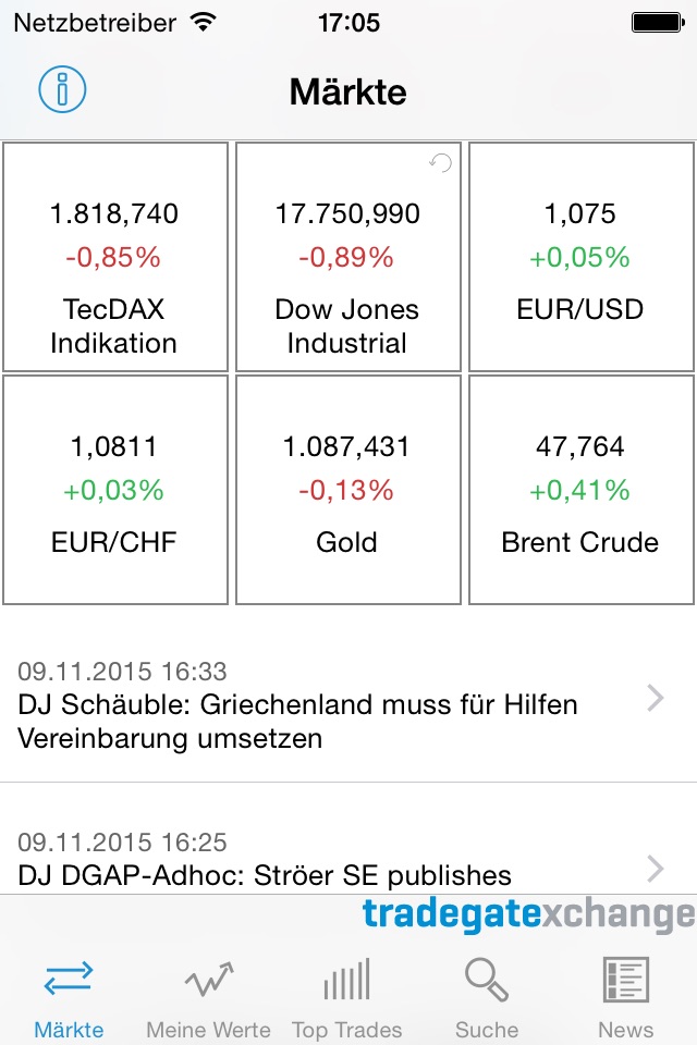 Börse screenshot 3