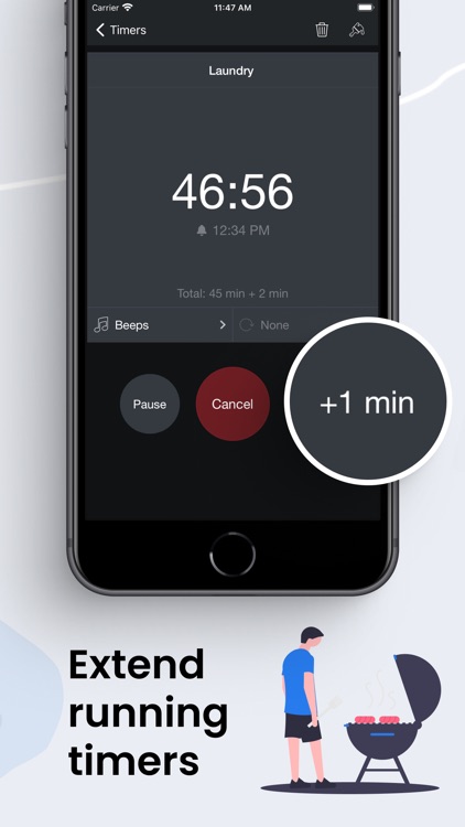 Timer+ · multiple timers screenshot-1