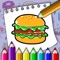 Icon Coloring Book - Food & Drinks