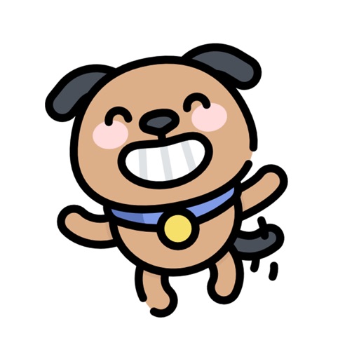 Cute Dog Avatar Stickers. icon