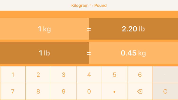 Kilograms To Pounds screenshot-3