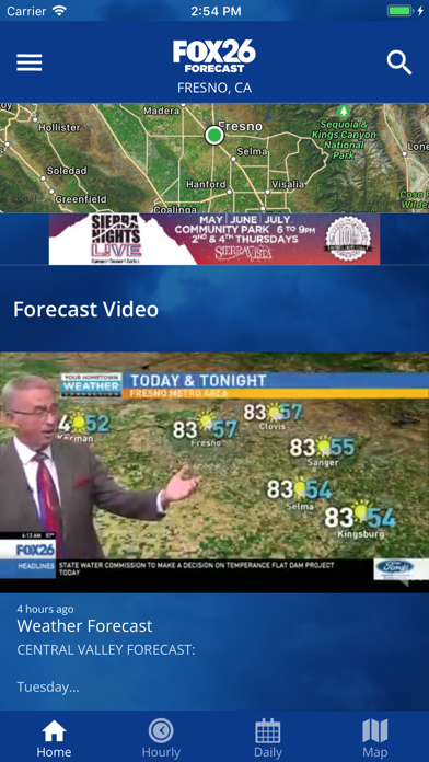 KMPH News FOX Forecast screenshot 2