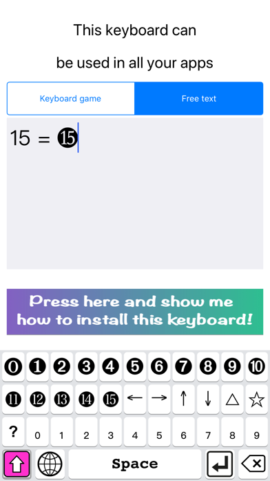 Poke keyboard screenshot 2