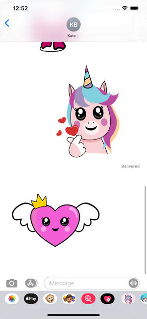 Unicorn Valentine Sticker(圖8)-速報App