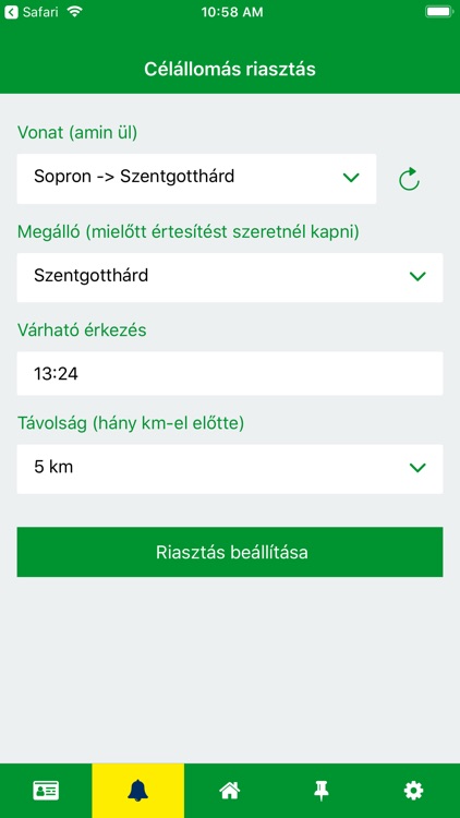 GYSEV Utastájékoztató