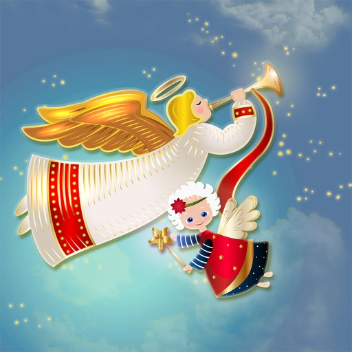 Xmas Angels Emoji & Stickers